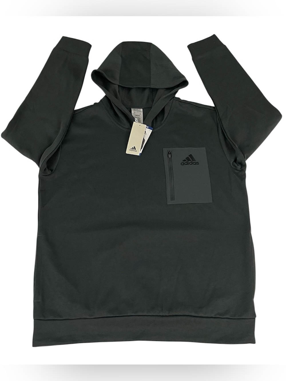 NWT: Adidas Regular Fit Kangaroo Pockets Hoodie.